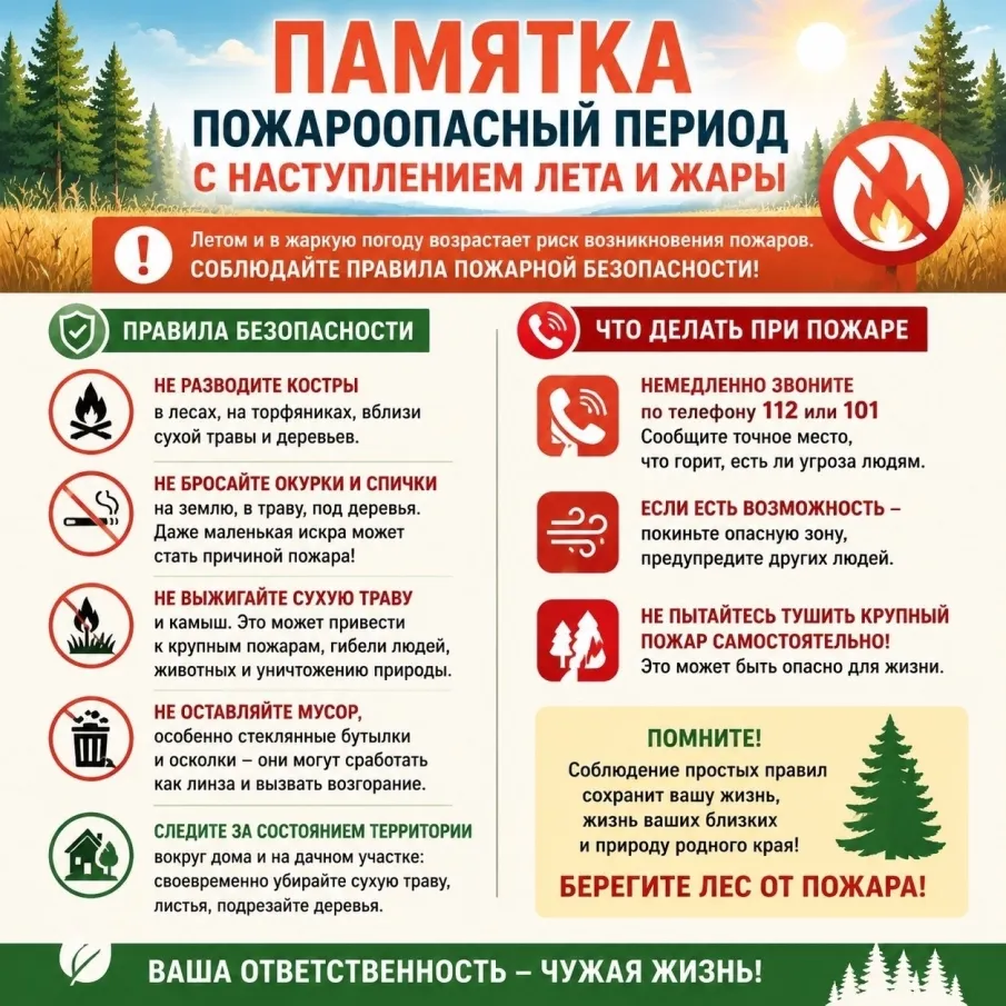 Пожароопасный период.
